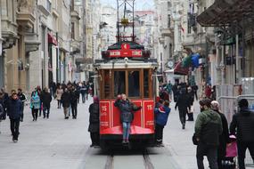 the girl behind the streetcar