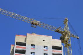 Construction Crane Building