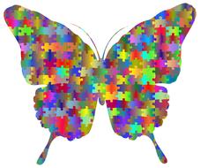 colored butterfly puzzle