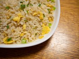Healthy rice with vegetables