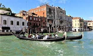 Venice Italy Gondolas