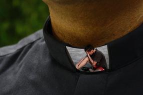 man collar