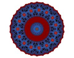 mandala pattern round ethnic