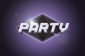 purple party logo chrome desktop