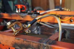 welding structure and battery terminal