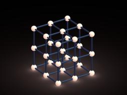 atoms chain blocks 3d