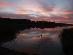 Sunset Landscape Evening view