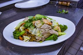 boiled meat with vegetables