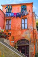 Cinque Terre Village Building facade