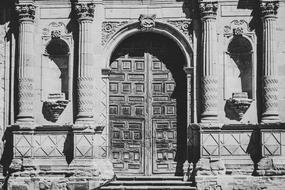 historic Architecture Door Columns