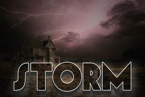 Storm House Rays clipart