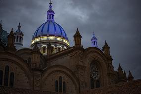 dome Cathedral Of Cuenca Ecuador