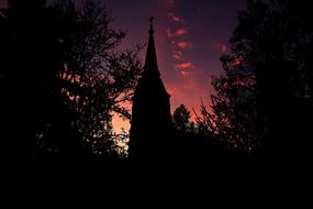 Church Sunset Religion