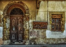 Old House Facade Building