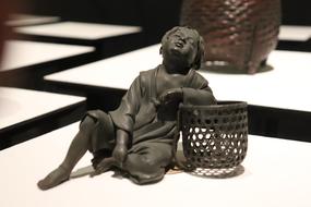 Sculpture Bronze Child