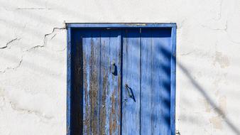 Door Wooden Blue