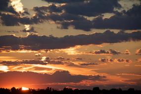 Sunset Desert Skyline