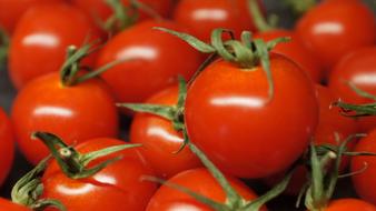background of ripe tomatoes