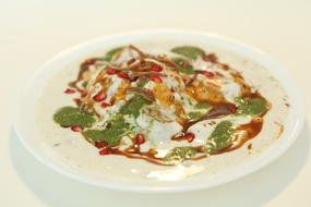 Indian dish with sauce