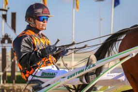 Horses Racing Trot