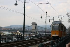 Tram Hungary Budapest Chain