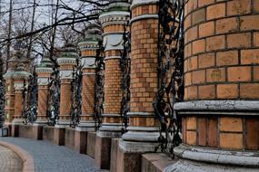 Columns History Fence