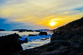 The Sea Dusk Reef