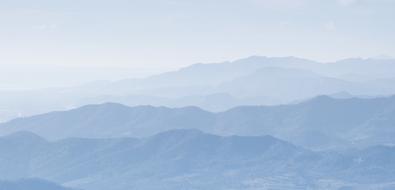 Mountains Horizon Fog