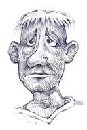 the head of the man male face