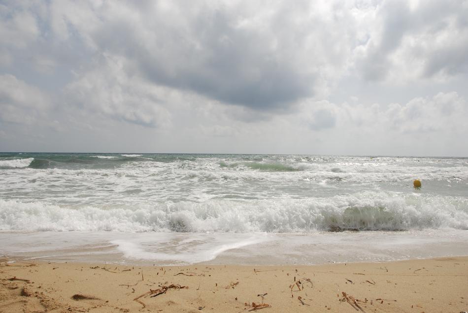 Sea Waves Clouds