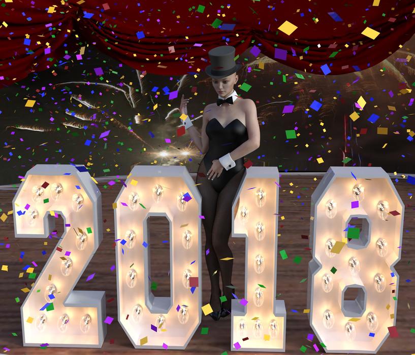 new year s eve 2018 rocket confetti