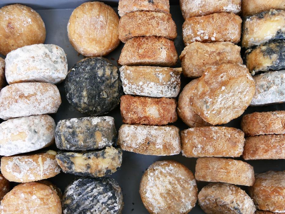 Homemade pastries and cheese