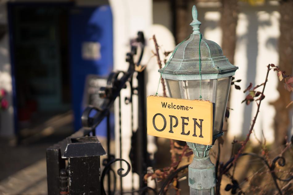 Open Welcome Entrance