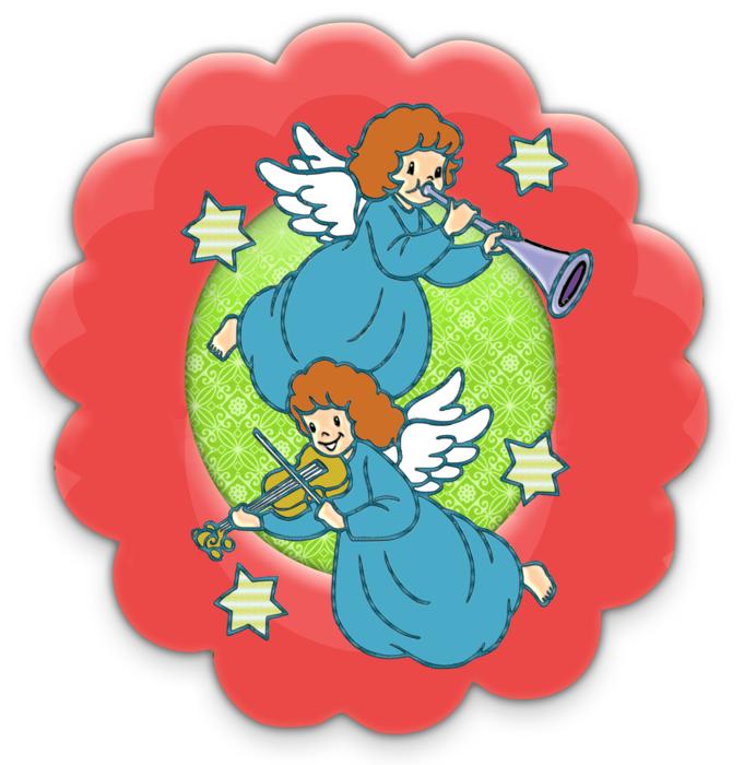 angels music drawing