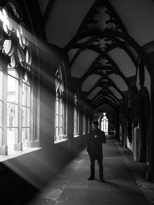 Church Black And White Light