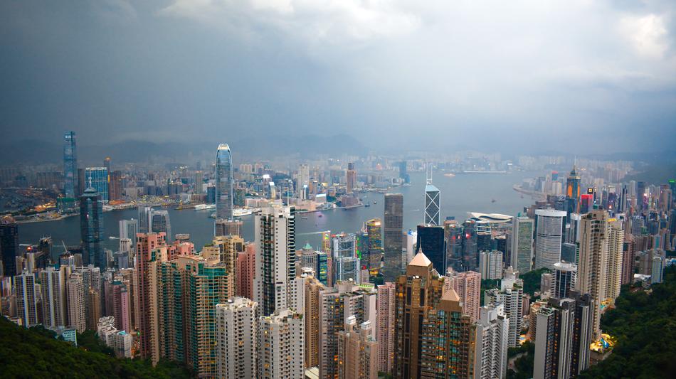 Hong Kong city Skyline Architecture