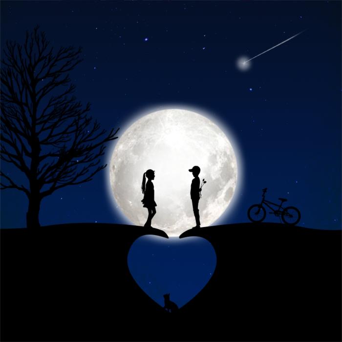 moon full moon children star