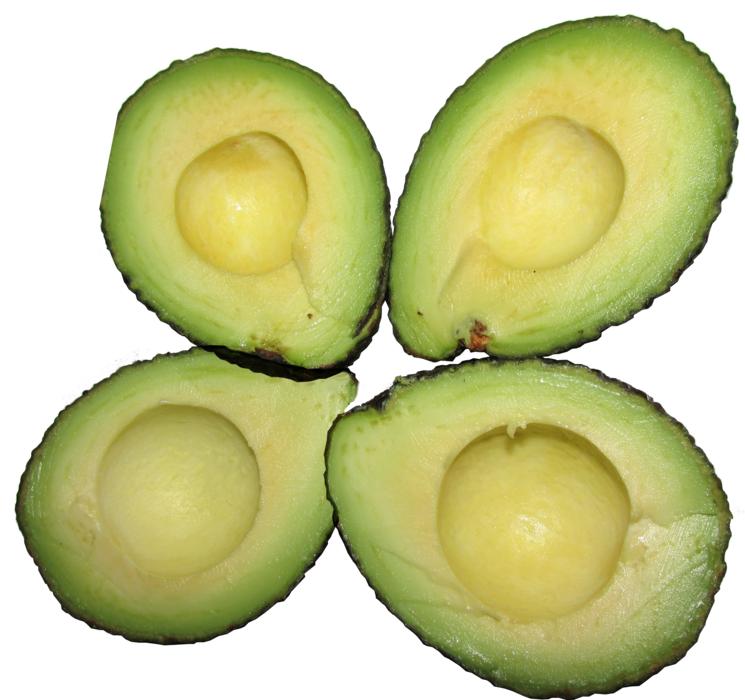 Peeled seedless avacado