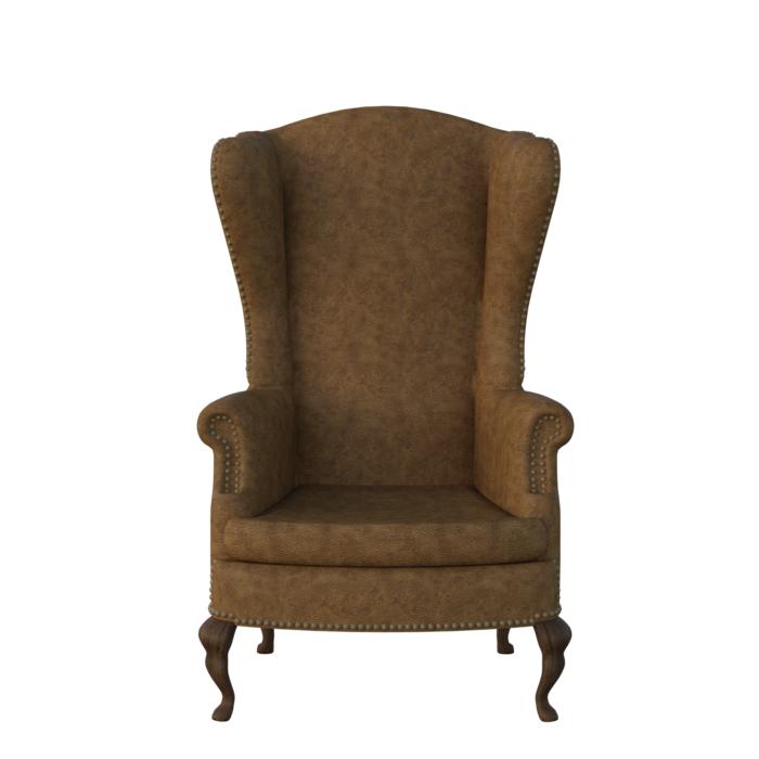 chair wooden rustic vintage design