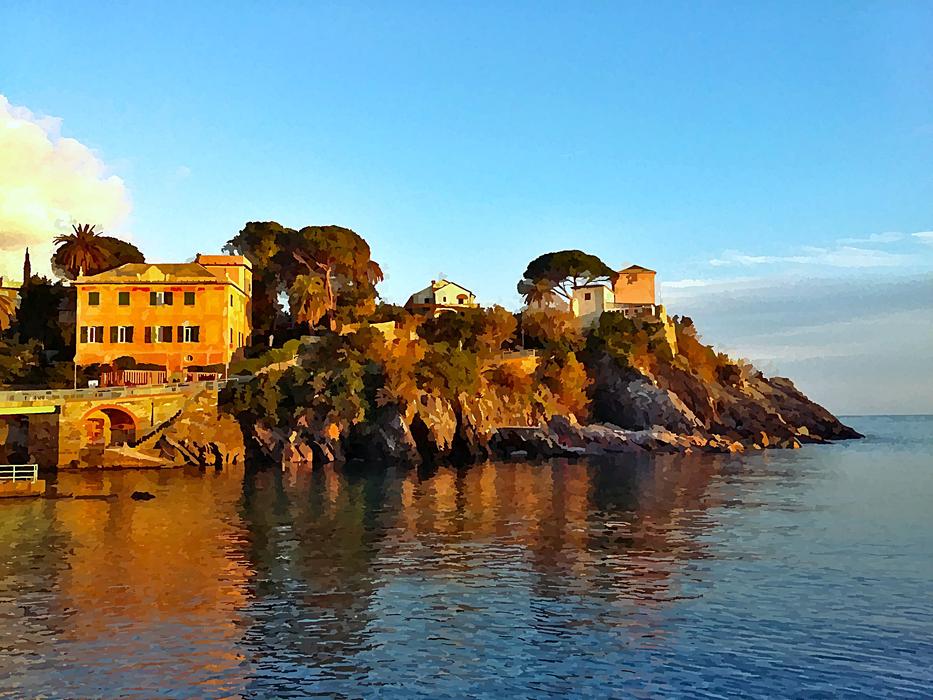 marina genoa italy europe sea