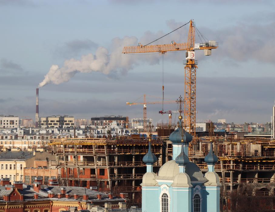 City Construction Crane