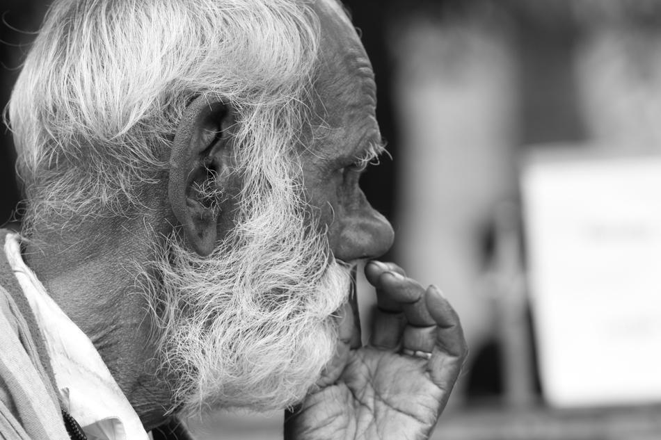 Sri Lanka India Old Man