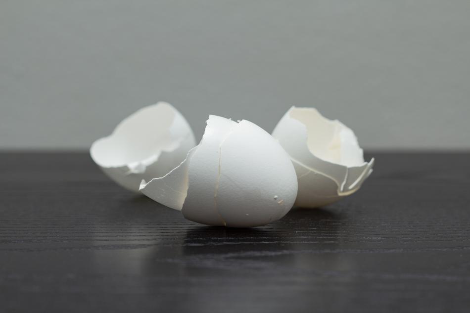 Broken eggshell white