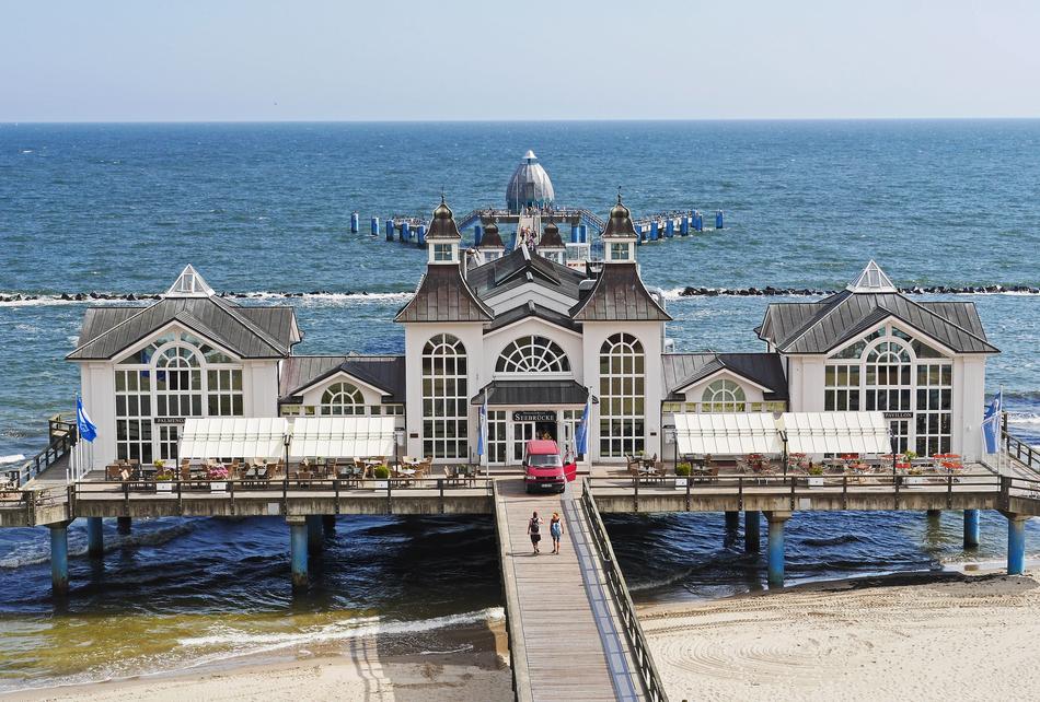 restaurant on the beach by the sea