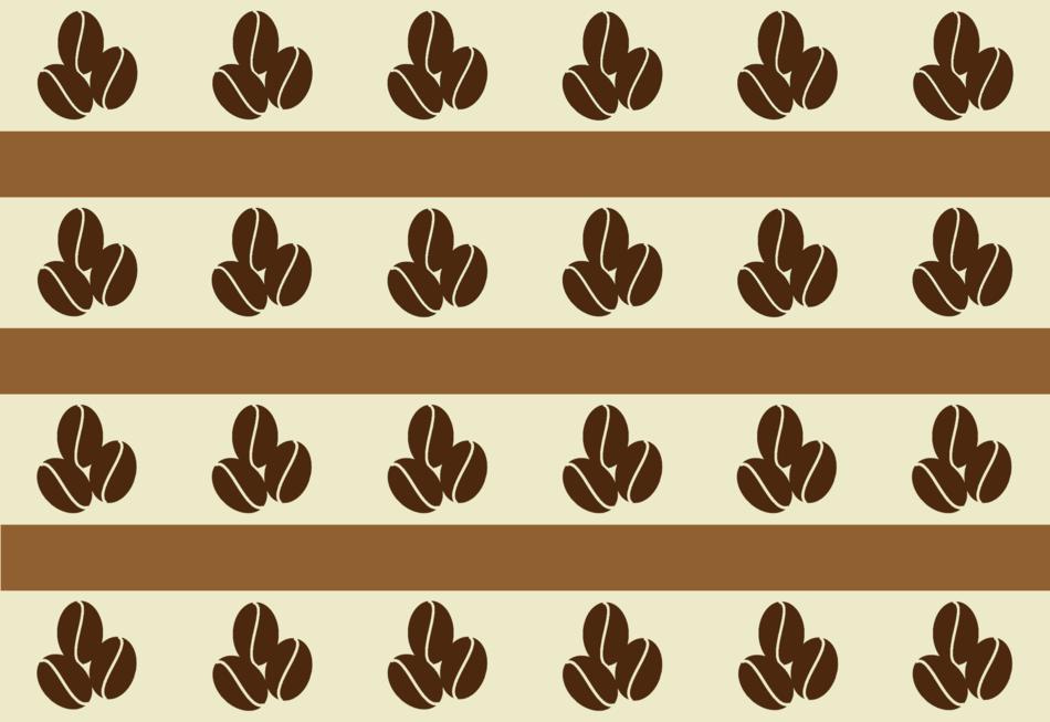 cute background with coffee beans