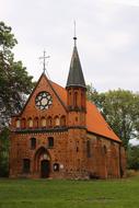 church in the green meadow