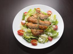 hot meat with vegetables