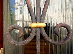 Window Grilles Gilded Wrought Iron