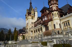 medieval Castle Peles Architecture