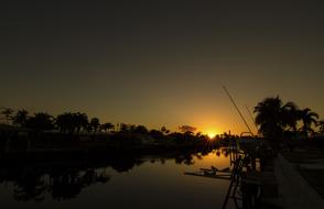 Sunset Twilight Landscape